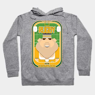 Rugby Gold and Green - Ruck Scrumpacker - Bob version Hoodie